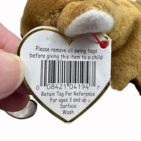 TY Beanie Babies Whisper the Deer Vintage 1997-98 Plush Stuffed Animal Toy Stuff - Picture 12 of 12